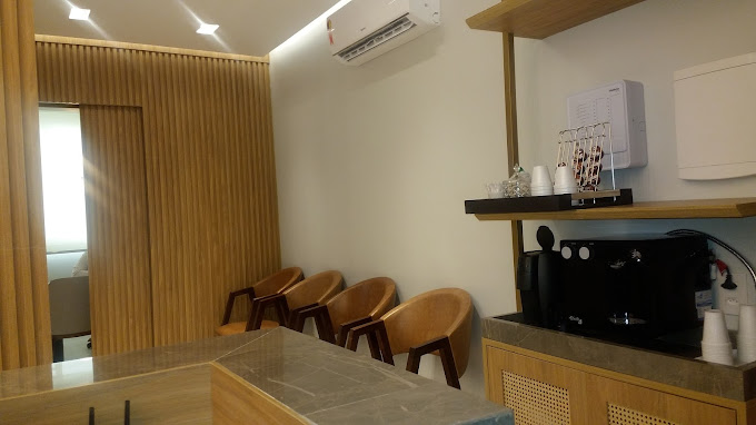 Sala de espera com café